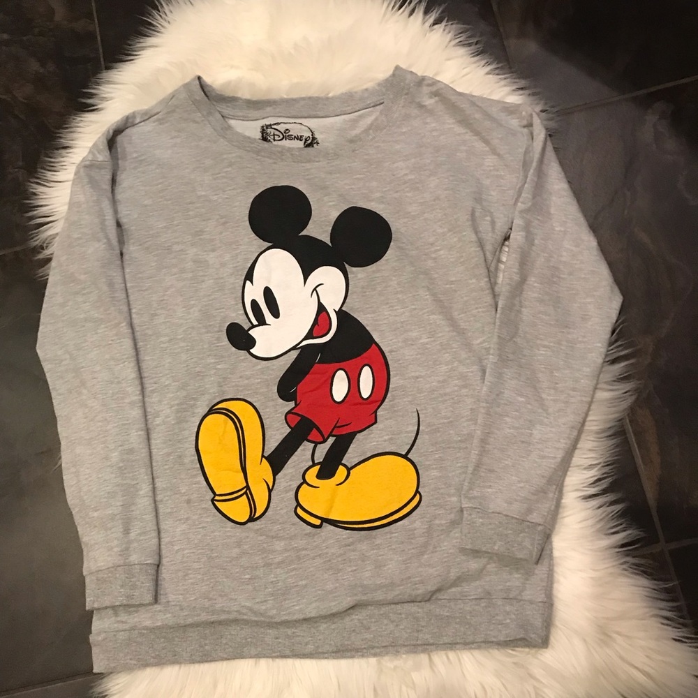 Super soft Mickey printed crew new sweatshirt